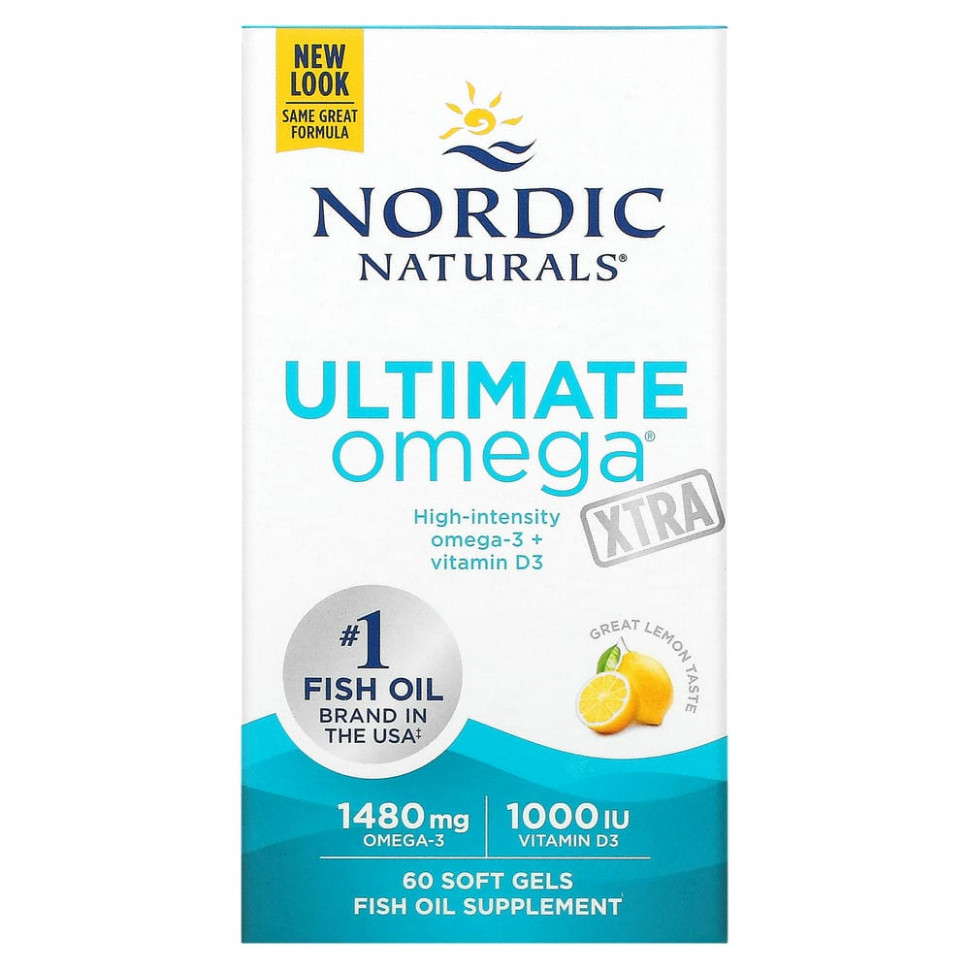 Nordic Naturals, Ultimate Omega Xtra,   , 740 , 60   5150