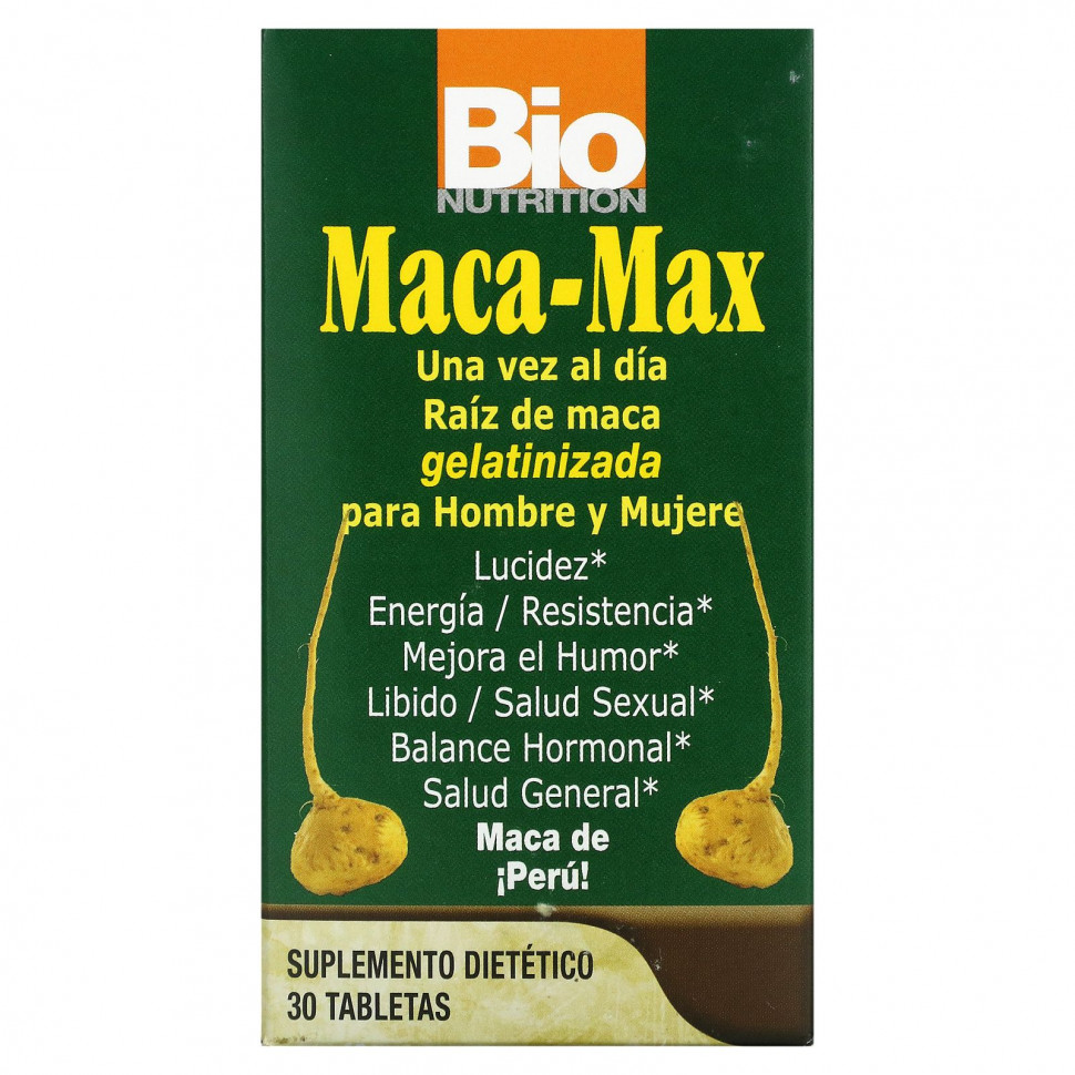 Bio Nutrition, Maca Max, 1,000 , 30   2280