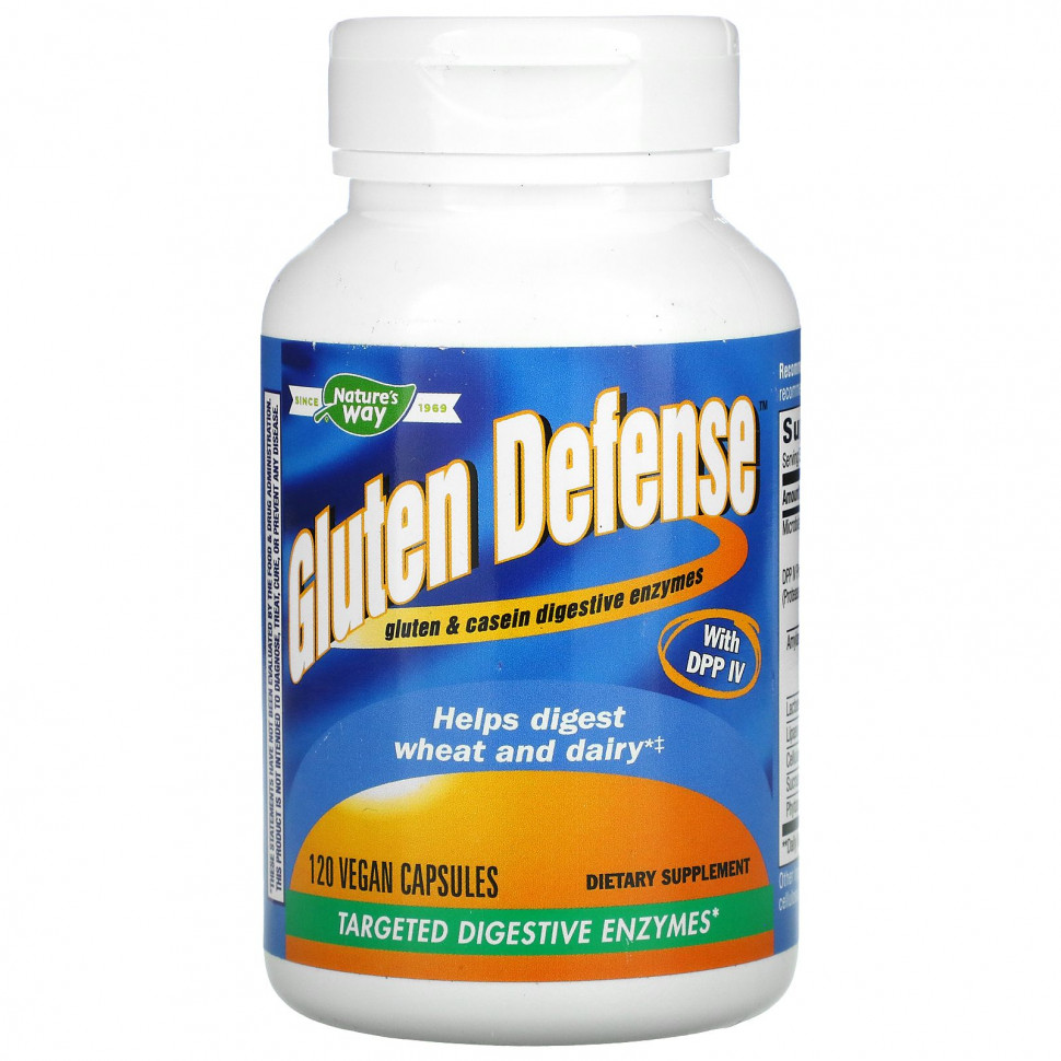 Nature's Way, Gluten Defense  DPP IV, 120    4840