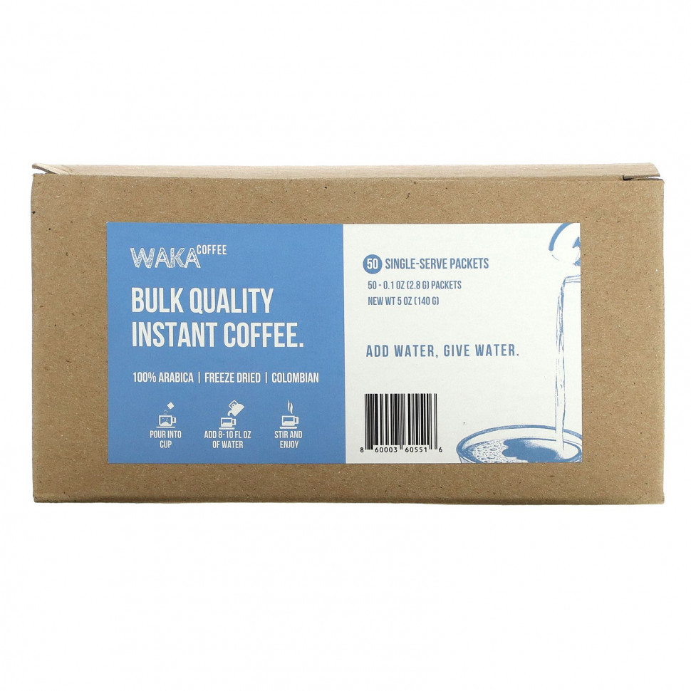  IHerb () Waka Coffee,    100% ,  , 50    2,8  (0,1 ), ,    4860 