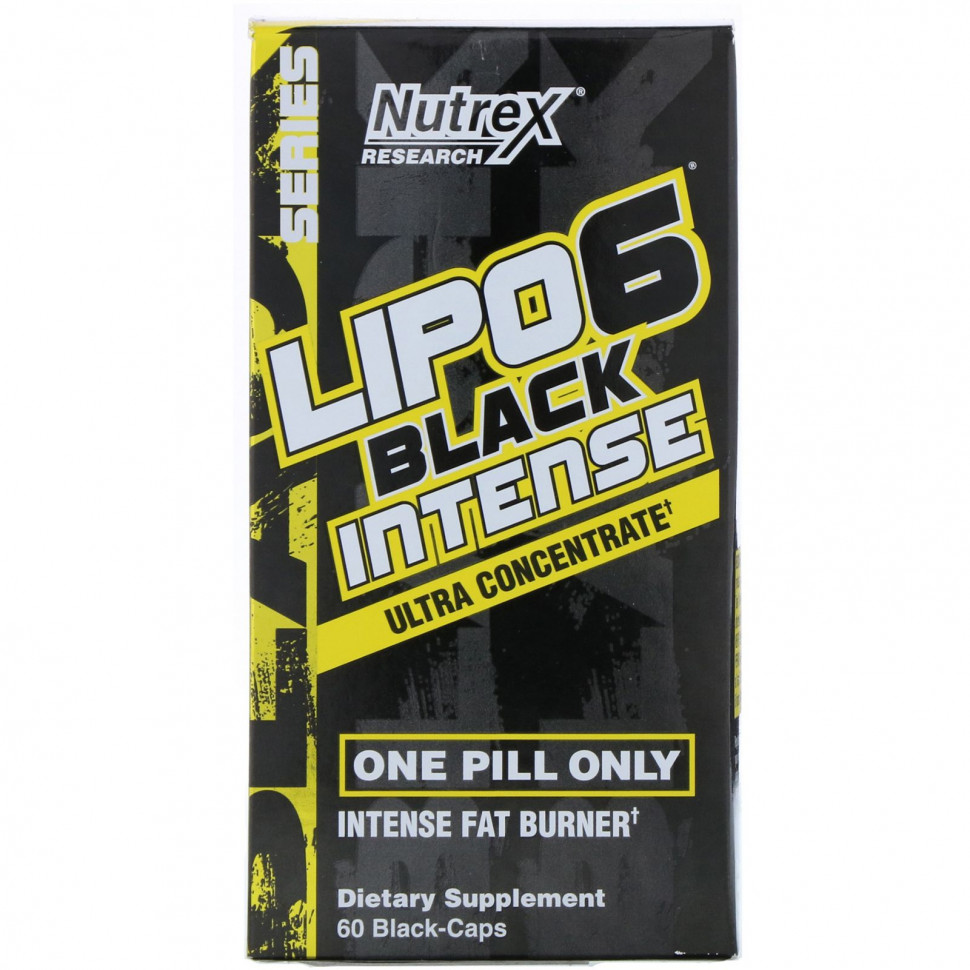 Nutrex Research, LIPO-6 Black Intense, , 60    5370