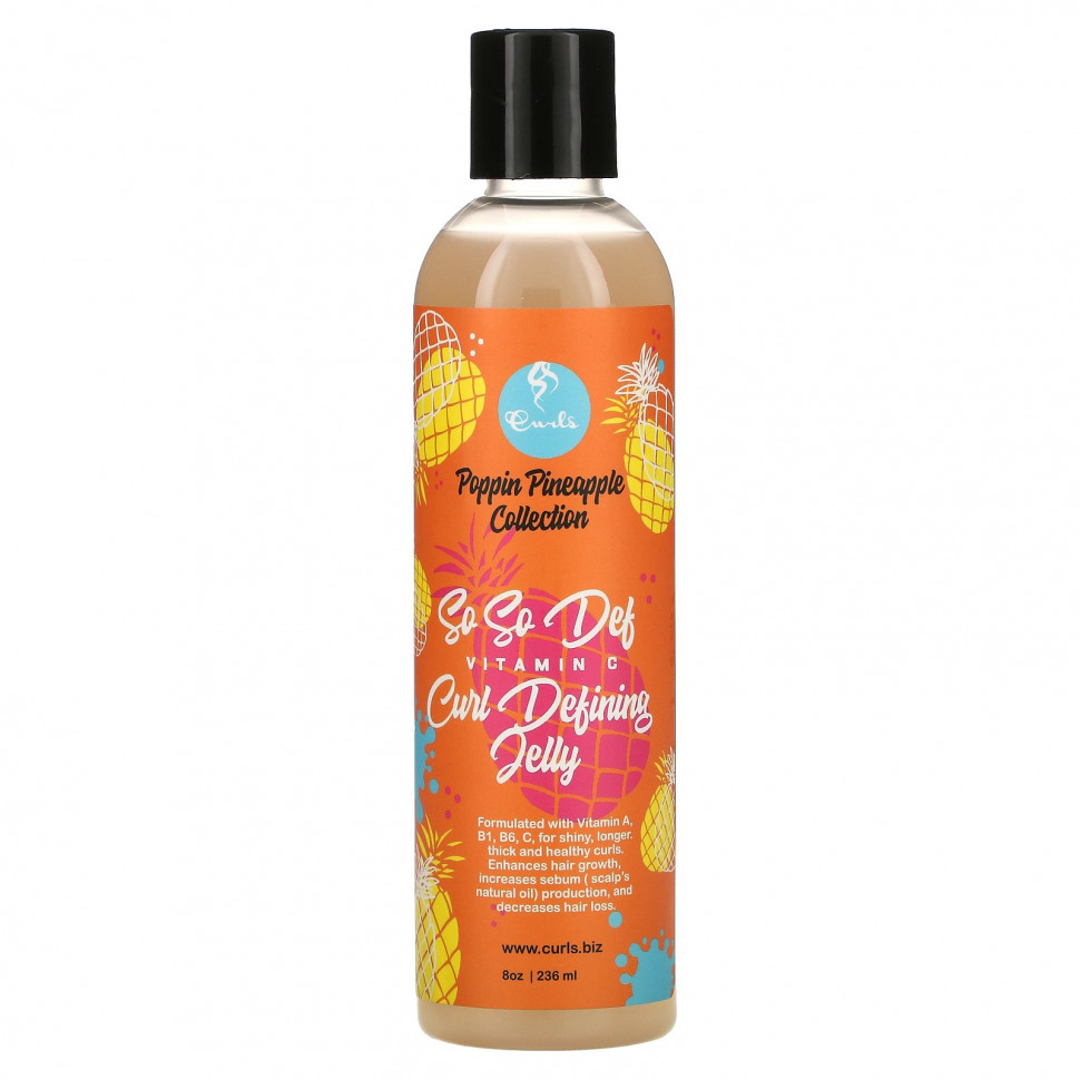 Curls, Poppin Pineapple Collection, So So Def,  C,    , 236  (8 )  2370