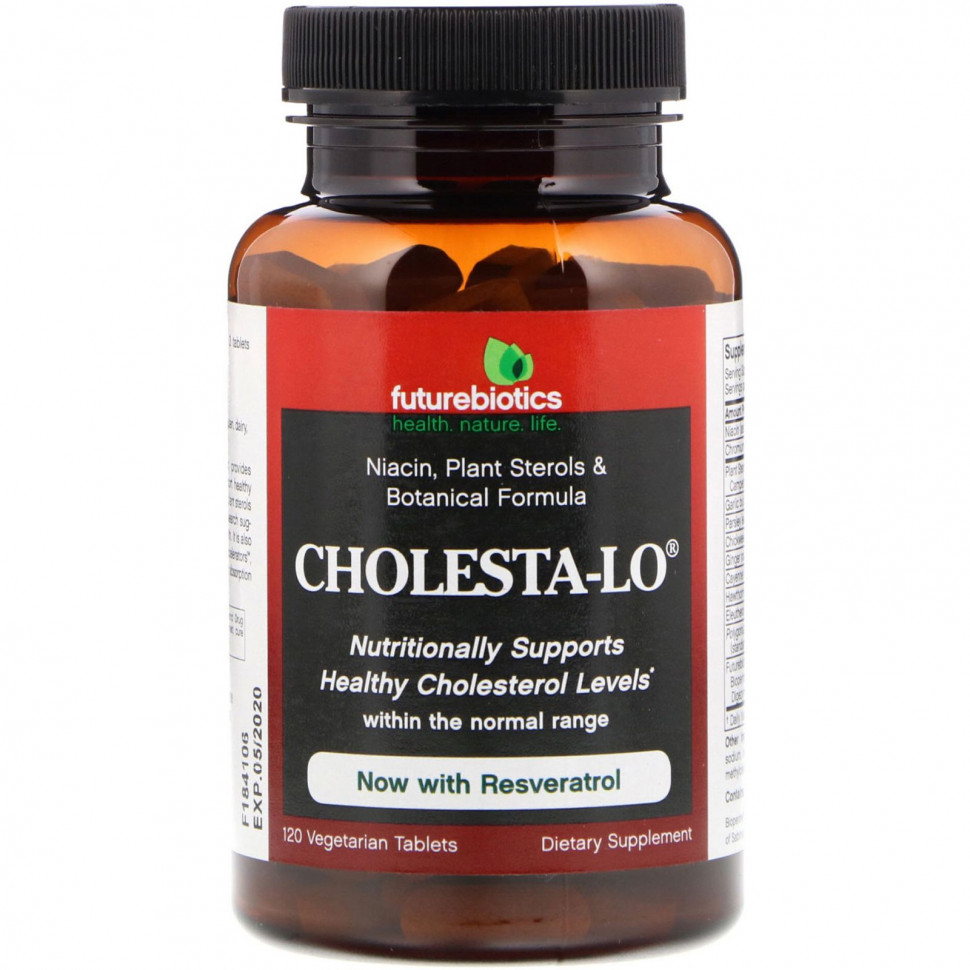 FutureBiotics, Cholesta-Lo With Garlic & Niacin, 120 Tablets  2710