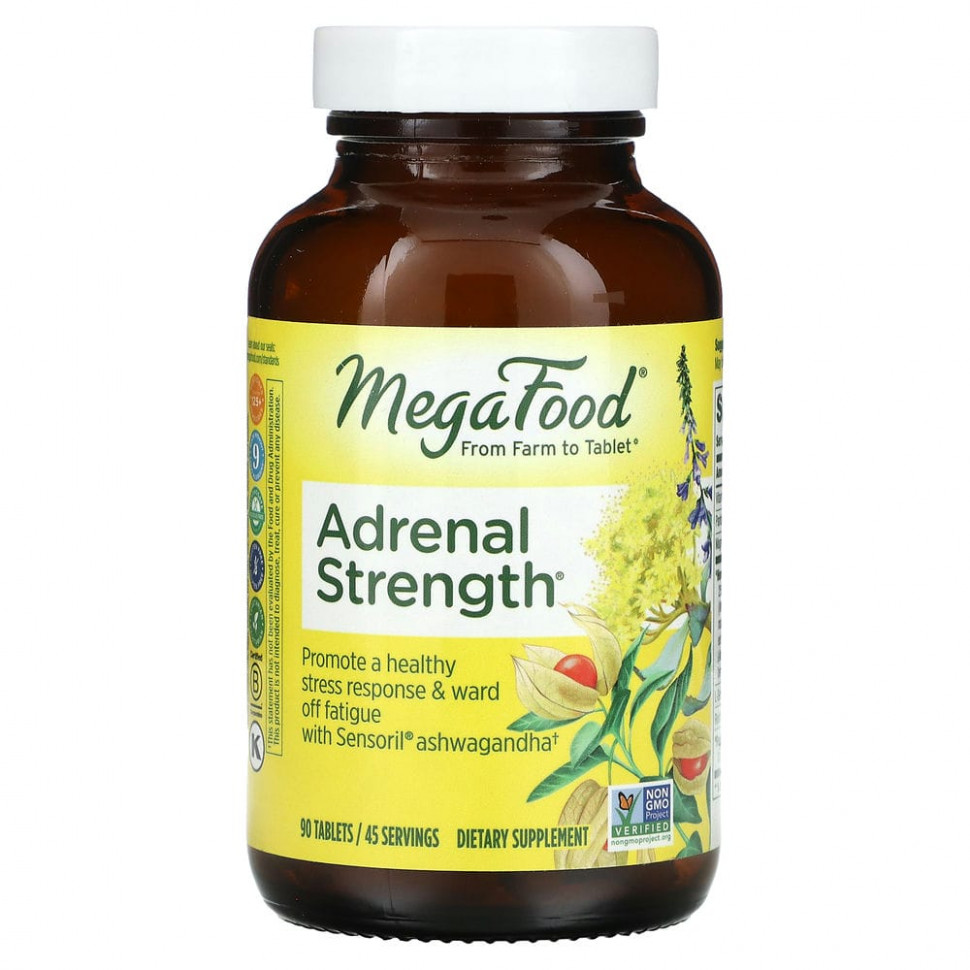  IHerb () MegaFood, Adrenal Strength, 90 , ,    9050 