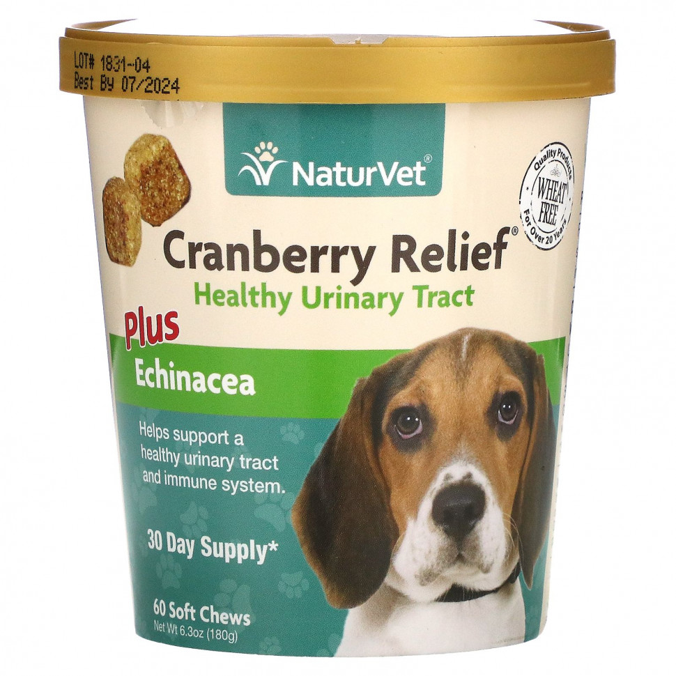 NaturVet, Cranberry Relief,  ,         ,  , 60  , 180  (6,3 )  2430