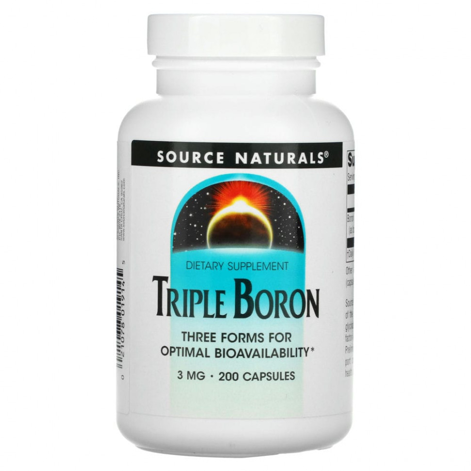 Source Naturals, Triple Boron, 3 , 200   2190