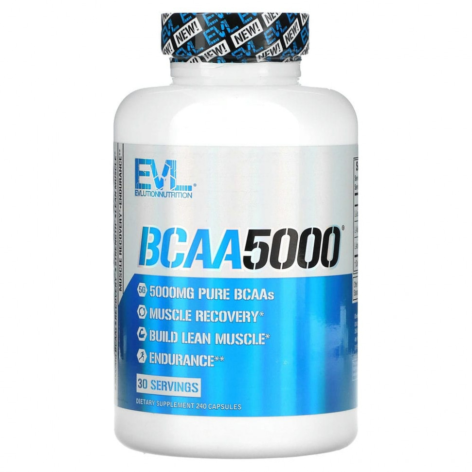 EVLution Nutrition, BCAA5000, 240   3940