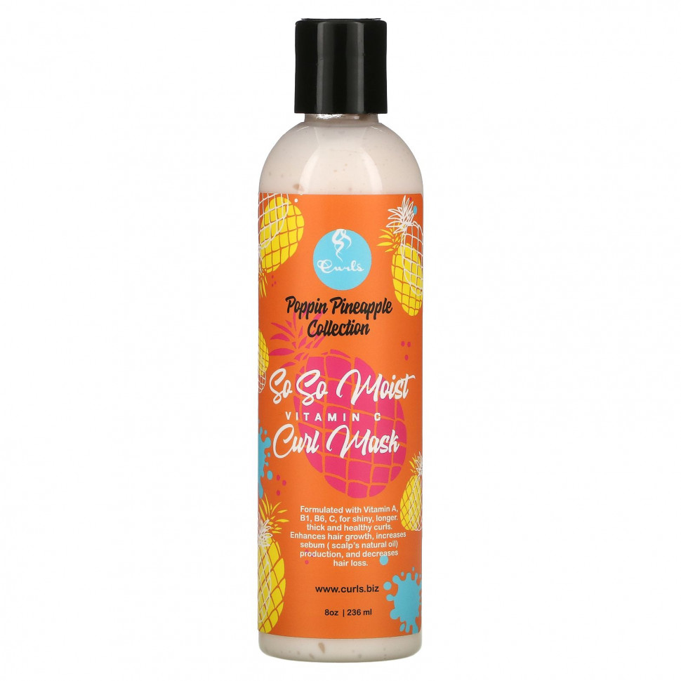 Curls, Poppin Pineapple Collection, So So Moist,  C,   , 236  (8 )  2350
