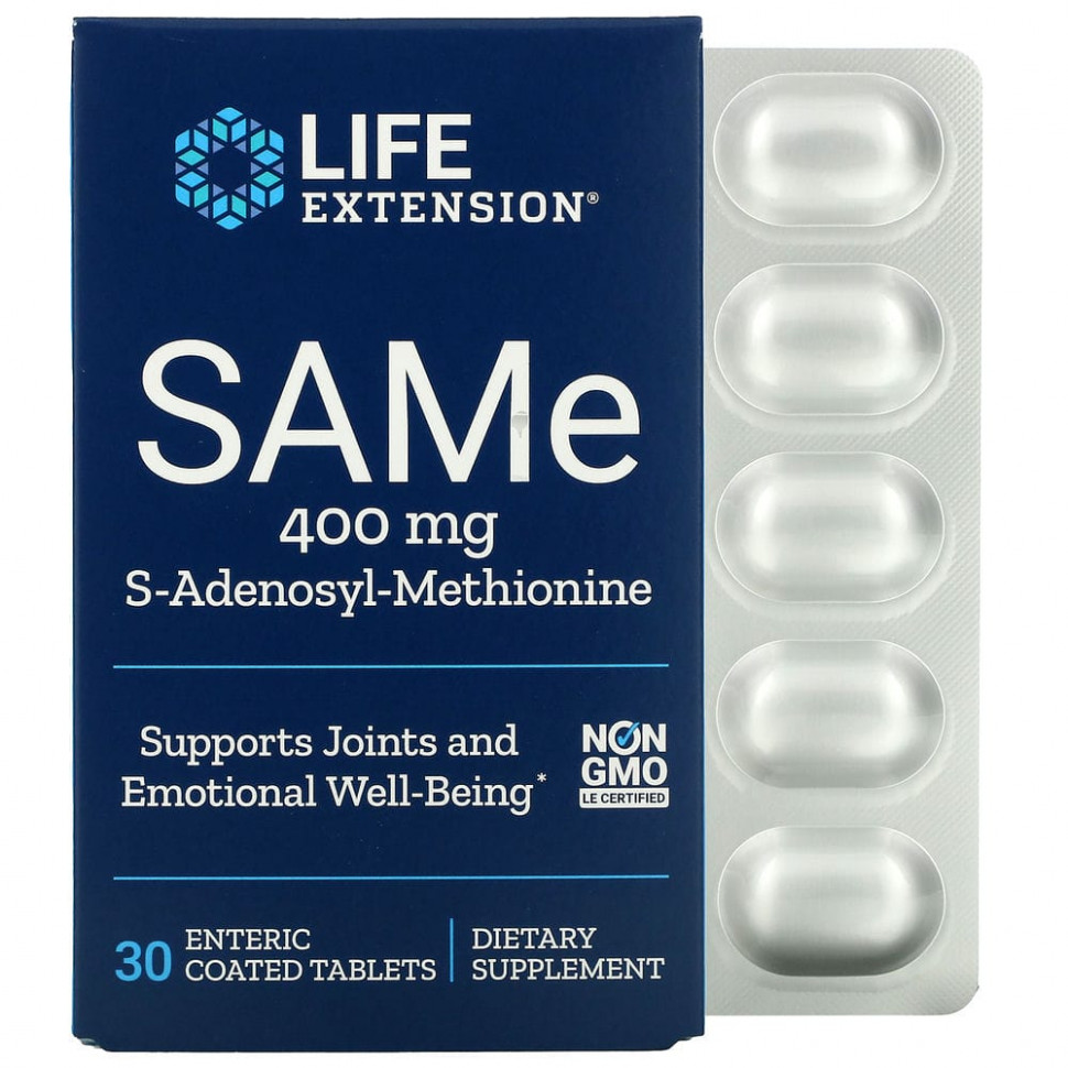 Life Extension, SAMe, S-, 400 , 30 ,     4510