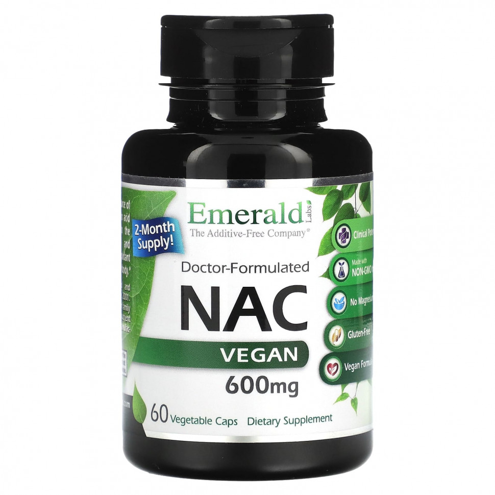  IHerb () Emerald Laboratories, NAC  , 600 , 60  , ,    3740 