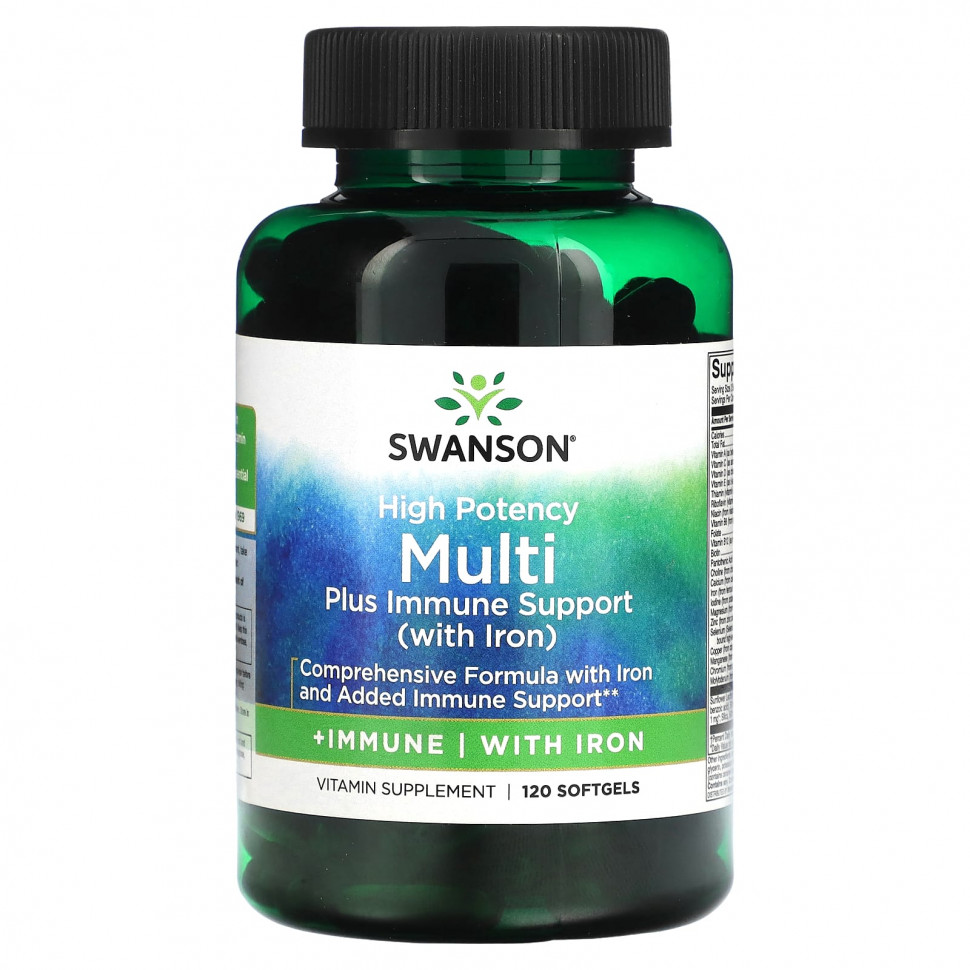 Swanson, Multi plus Immune Support  ,  , 120    3220