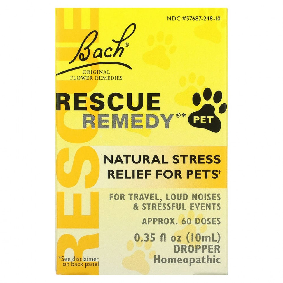 Bach, Original Flower Remedies, Rescue Remedy Pet,     , , 10  (0,35 . )  2990