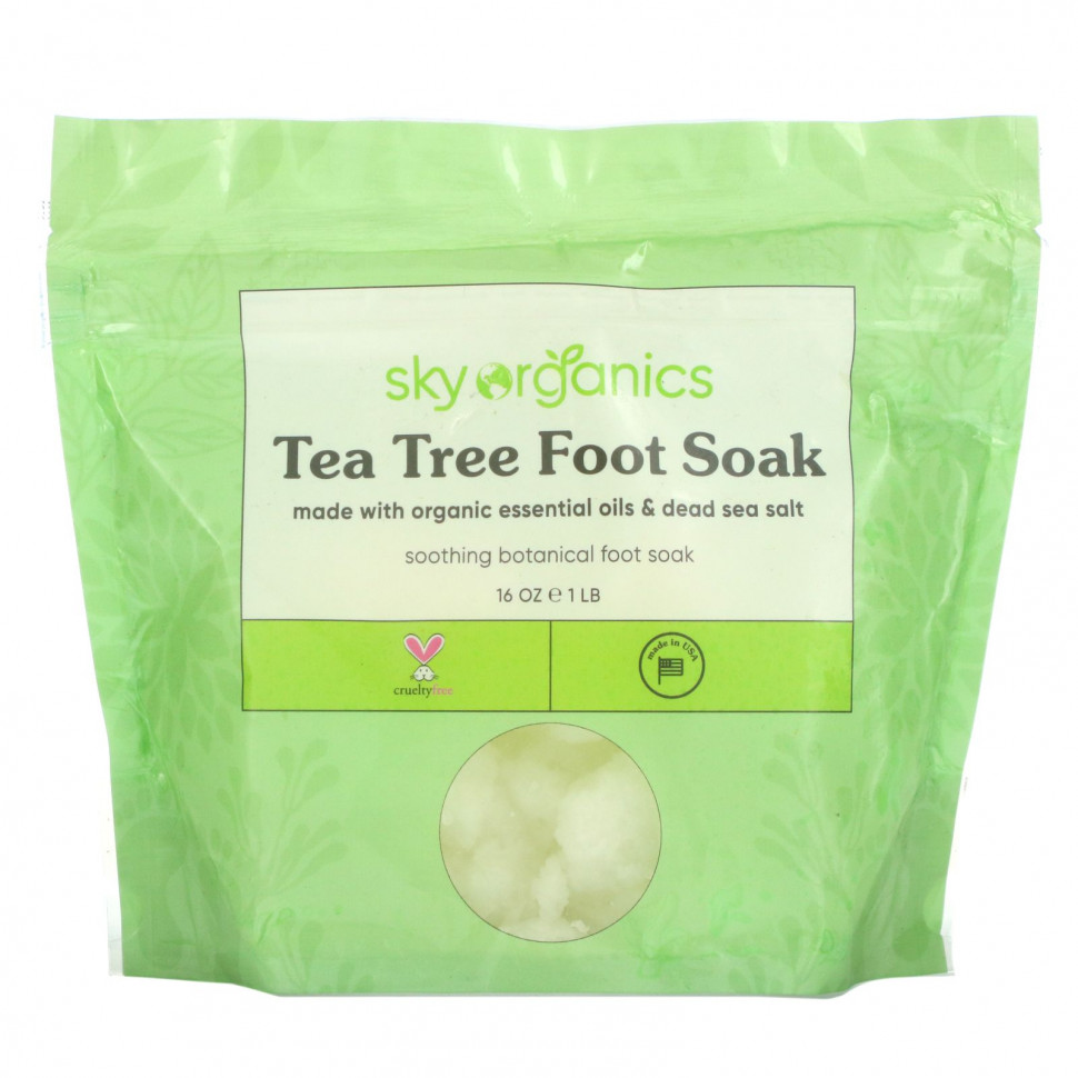 Sky Organics, Tea Tree Foot Soak,   , 1  (16 )  2950