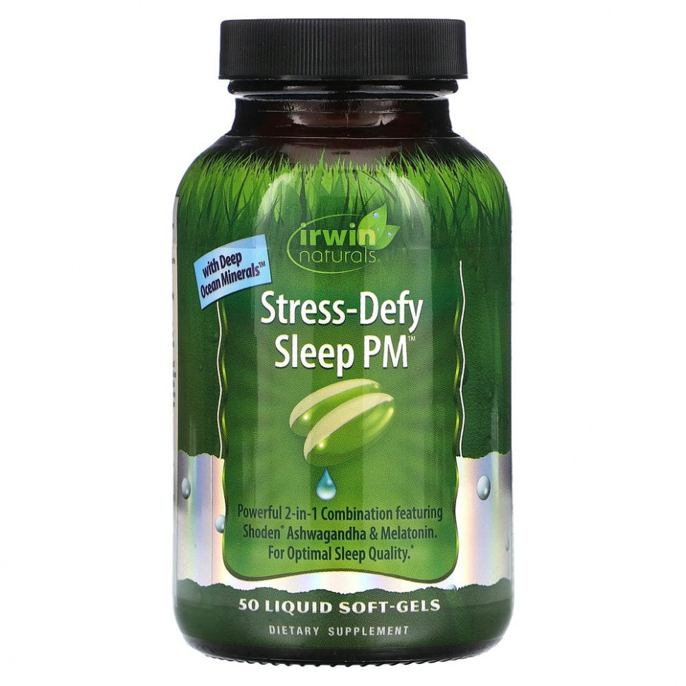 Irwin Naturals, Stress-Defy Sleep PM, 50    5590