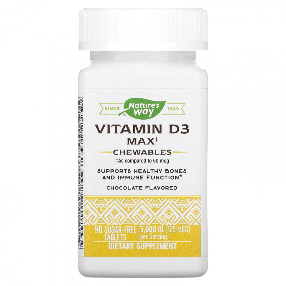 Nature's Way, Vitamin D3 Max, , 125  (5000 ), 90     2660