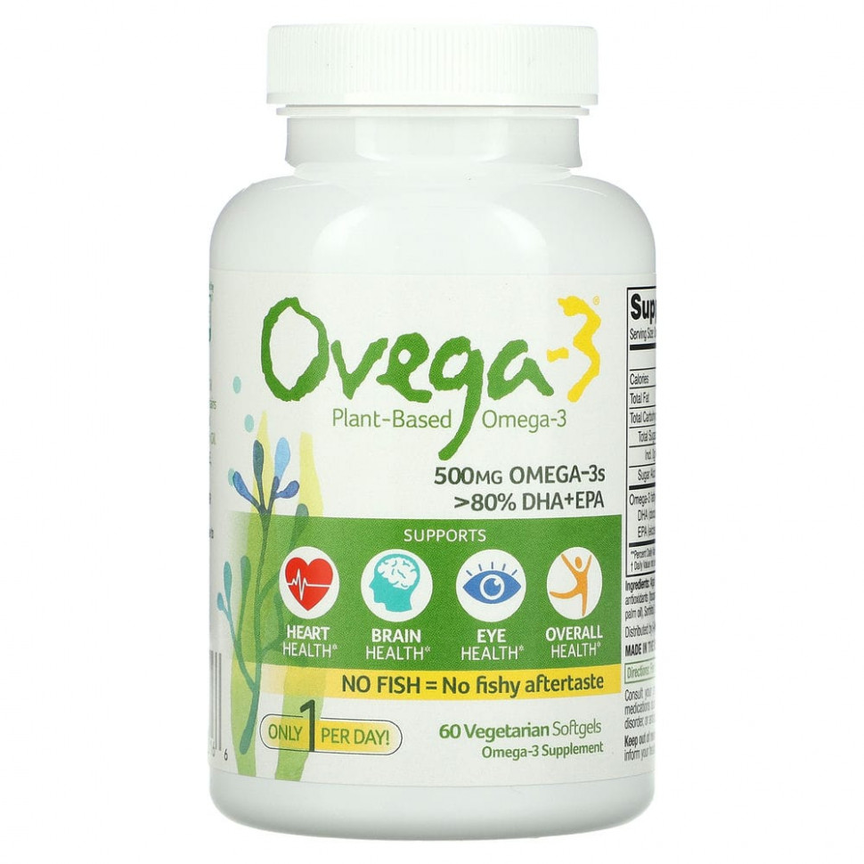 Ovega-3,  -3 ,  + , 500 , 60     7040