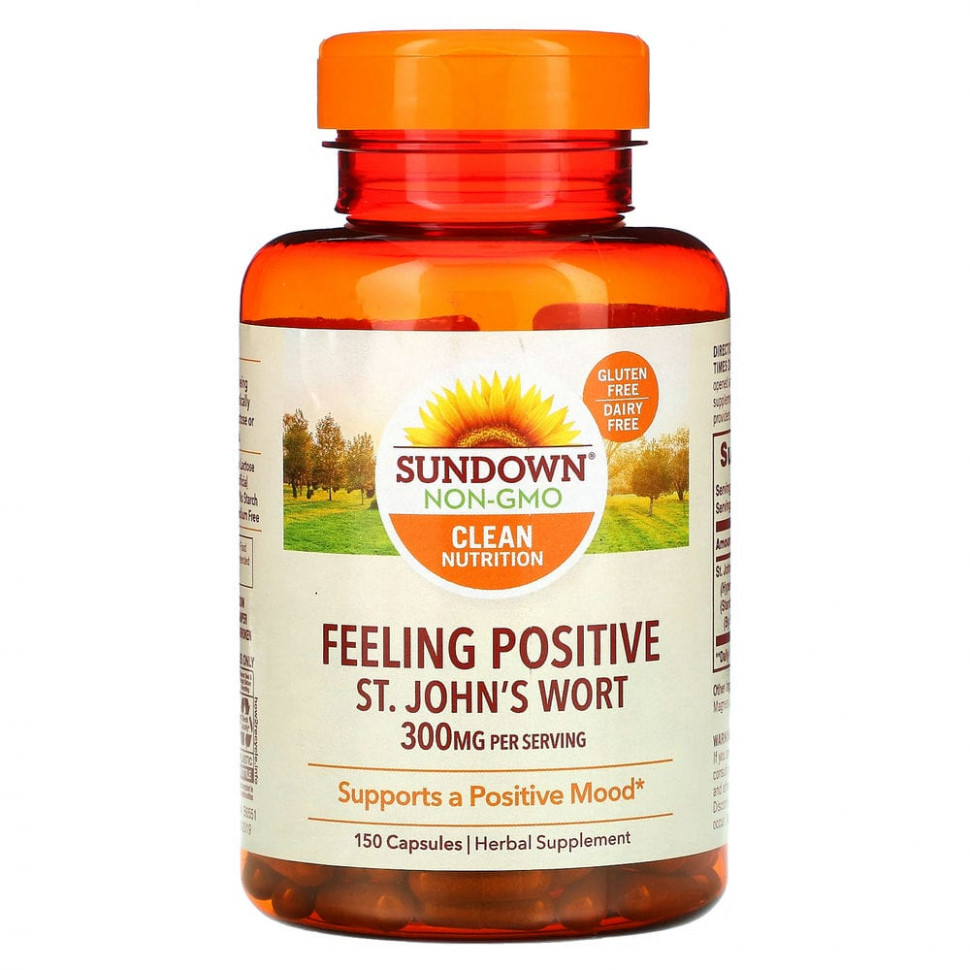 Sundown Naturals, Feeling Positive, , 150 , 150   2710