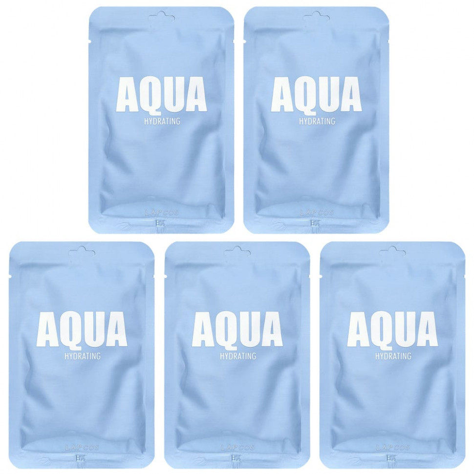 Lapcos, Aqua Hydrating Sheet Beauty Mask Set, 5 .,  30  (1,01 . )  2520