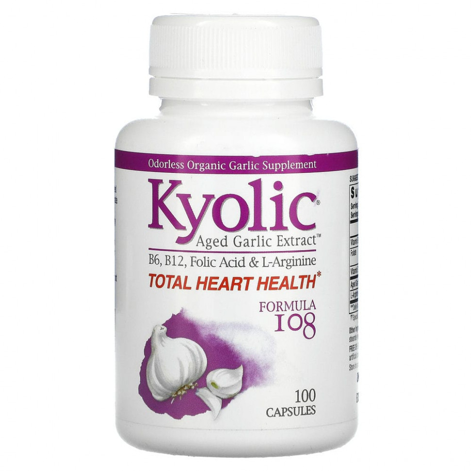 Kyolic, Aged Garlic Extract,  108, 100   2790