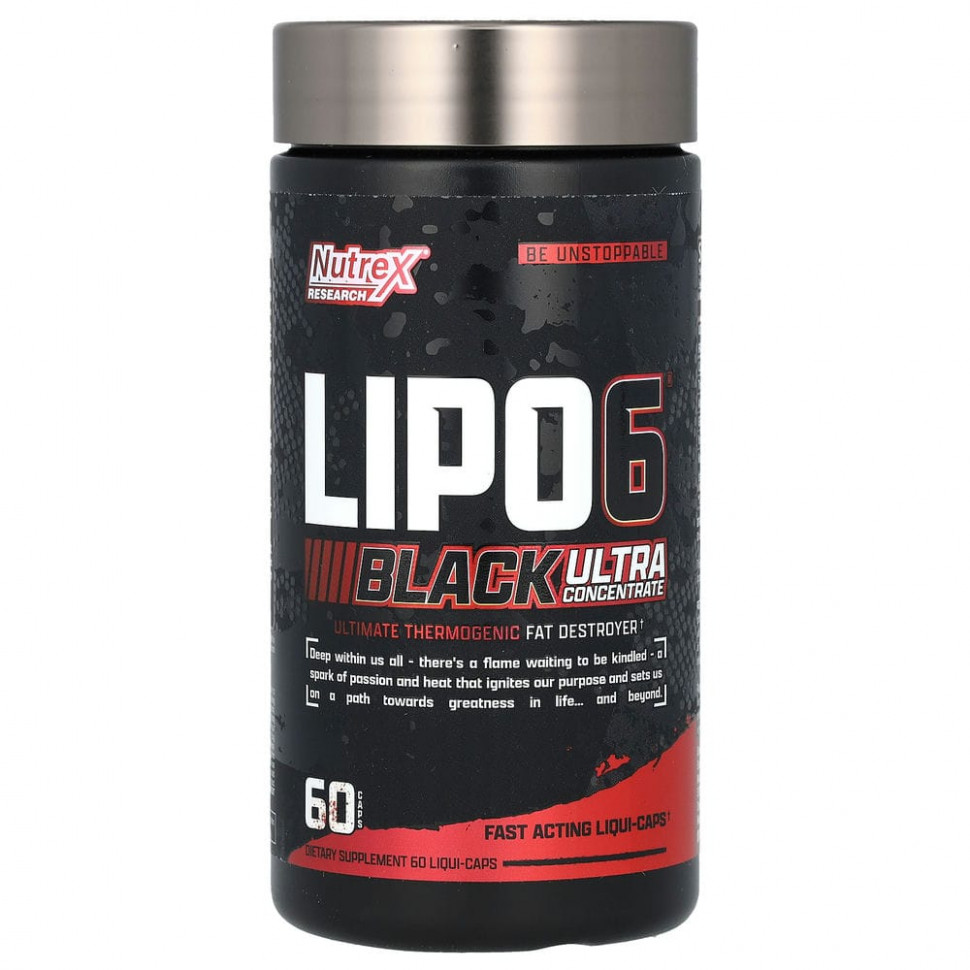 Nutrex Research, LIPO-6 Black, , 60    5070