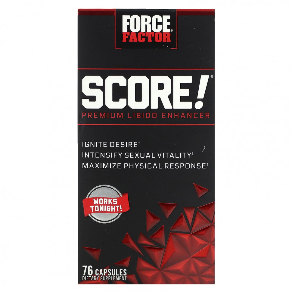 Force Factor, Score! Premium Libido Enhancer, 76   4780