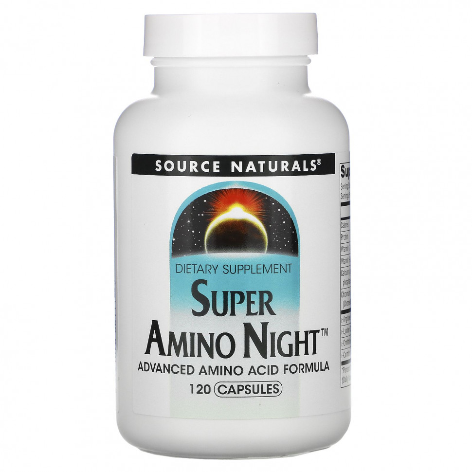 Source Naturals, Super Amino Night,   , , 120   3510