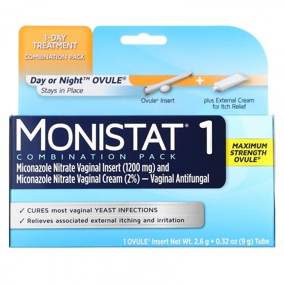 Monistat,      1 ,    ,  , 1   ,  2,6  + 0,32  (9 )  5080