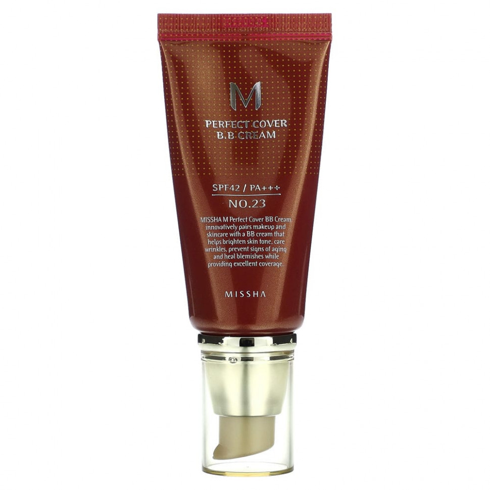 Missha, M Perfect Cover, BB-, SPF 42 PA+++,  23  , 50  (1,7 )  2250