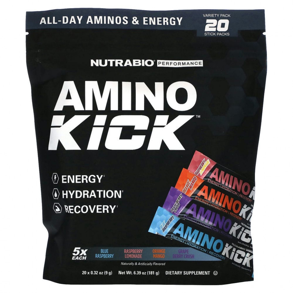 Nutrabio Labs, Amino Kick,  , 20   9  (0,32 )  5040