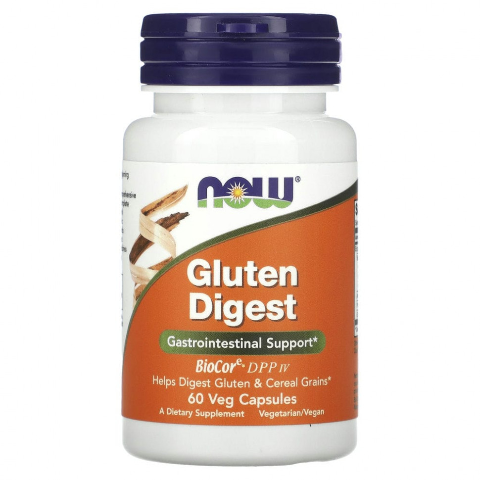 NOW Foods, Gluten Digest,    , 60    2140