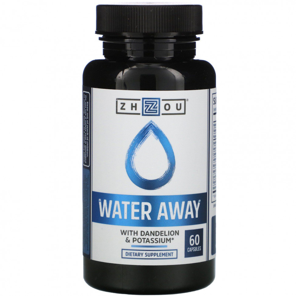 Zhou Nutrition, Water Away    , 60   2920