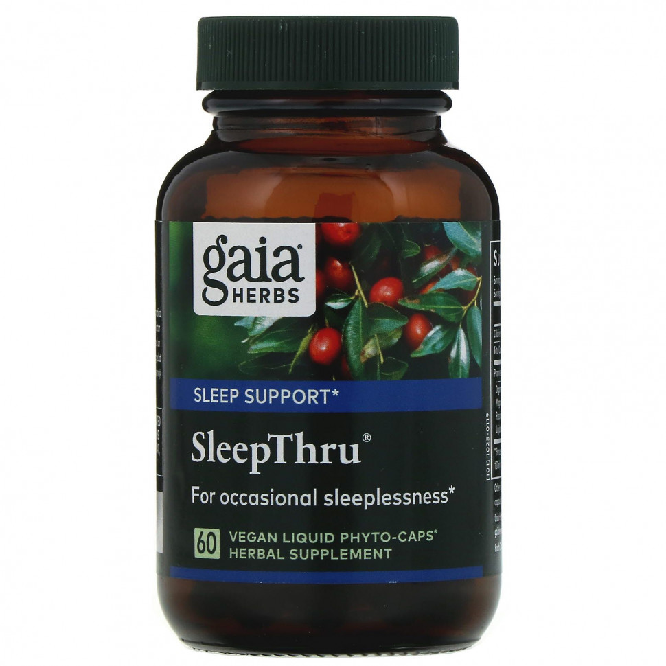 Gaia Herbs, SleepThru, 60  -    4710