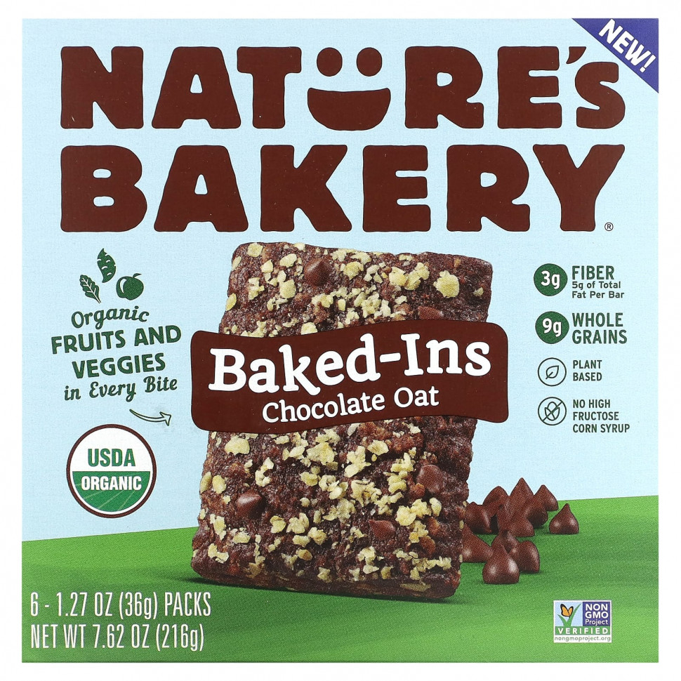 Nature's Bakery, Baked-In,  , 6   36  (1,27 )  1740