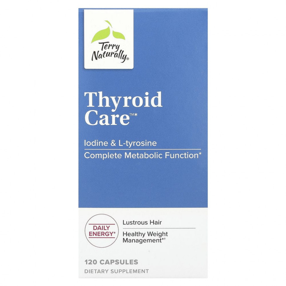 Terry Naturally, Thyroid Care, 120   4820