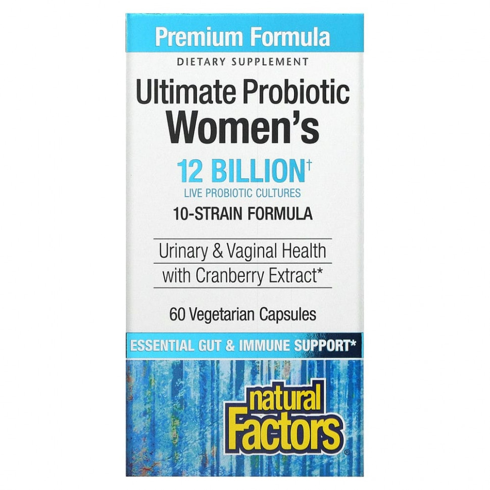 Natural Factors, Ultima Probiotic Womens,   , 12  , 60    4000