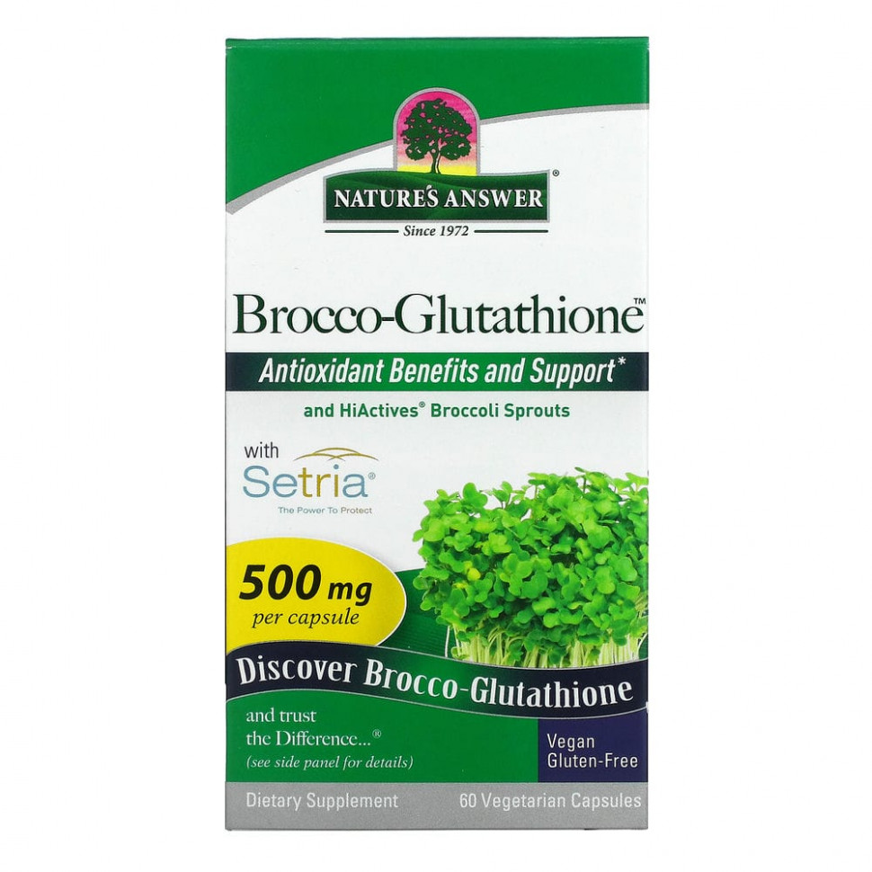 Nature's Answer, Brocco-Glutathione,     , 500 , 60    5640