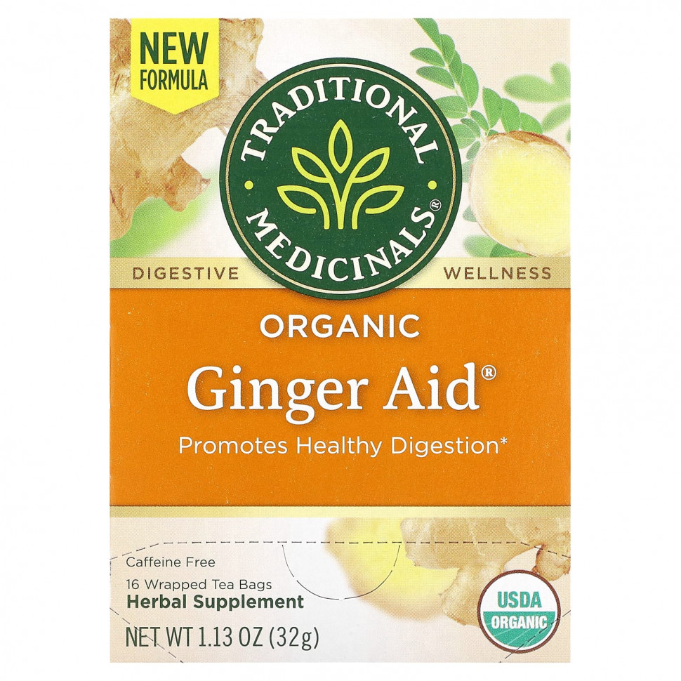 Traditional Medicinals, Ginger Aid, , (),  , 16  , 32  (1,13 )  1130