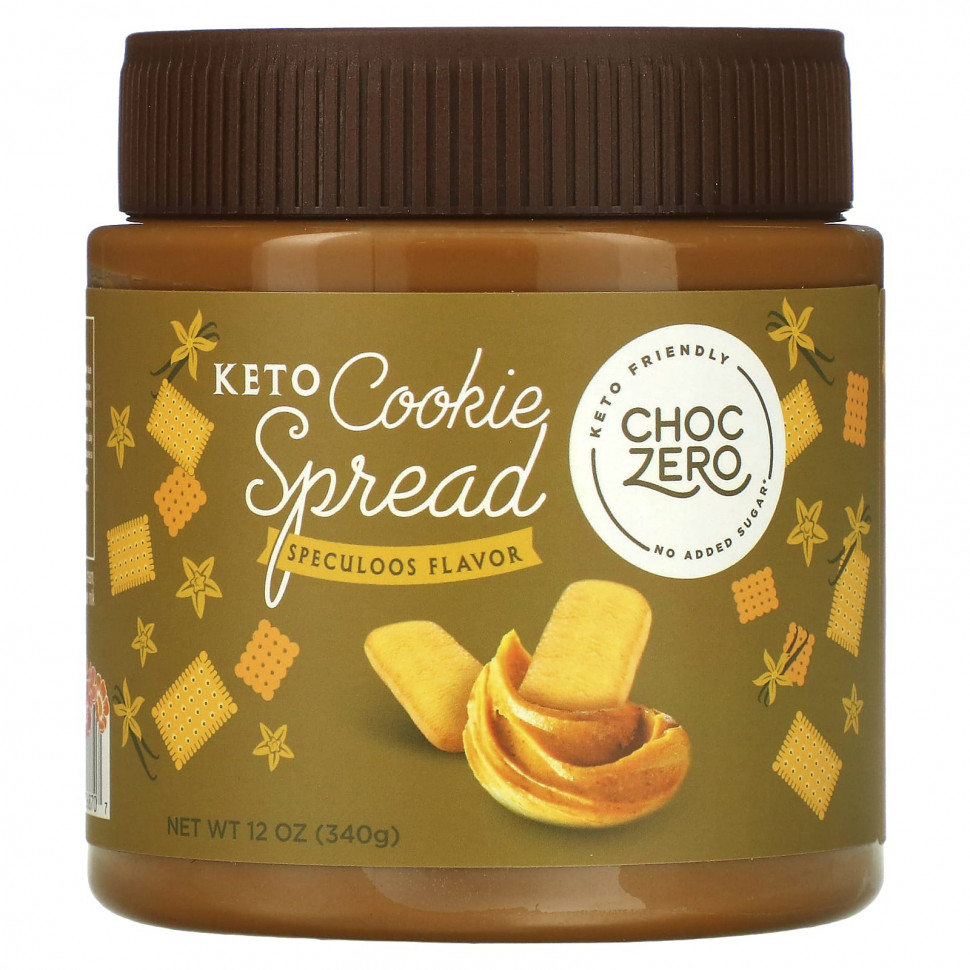 ChocZero, Keto Cookie Spread, Speculoos, 340  (12 )  1860