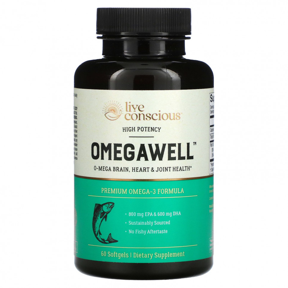  IHerb () Live Conscious, OmegaWell,  , 60  , ,    4790 