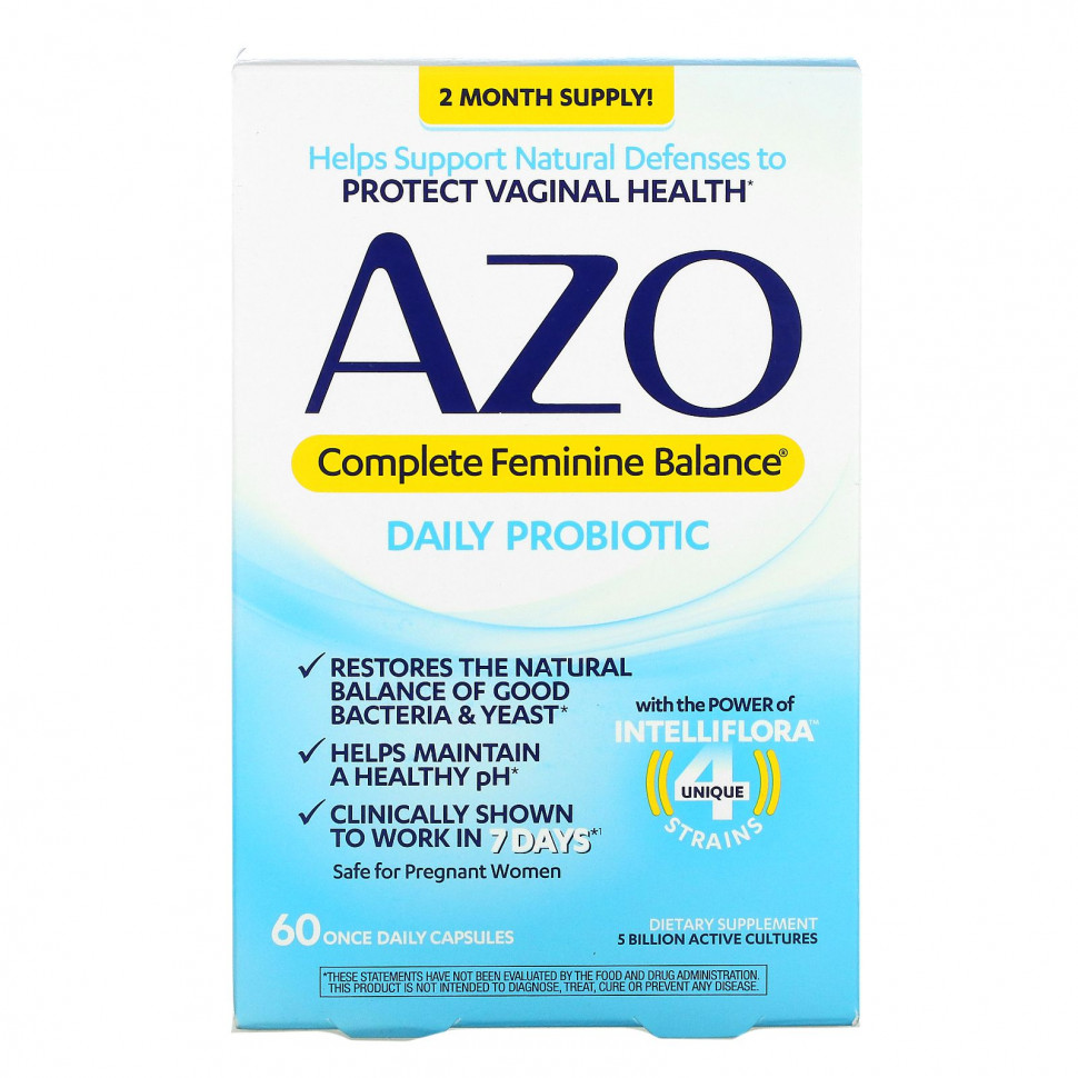 Azo, Complete Feminine Balance,    , 5   , 60         11950