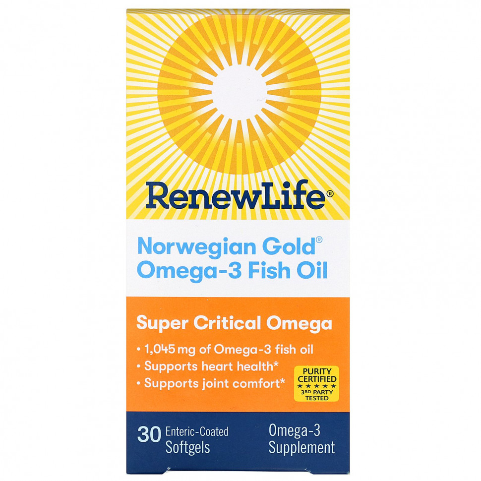 Renew Life,    -3 Norwegian Gold, 1045 , 30       5380