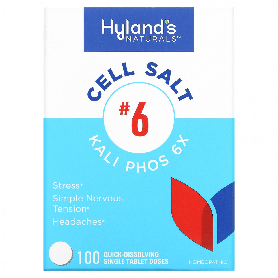 Hyland's, Cell Salt # 6, Kali Phos 6X, 100    2900