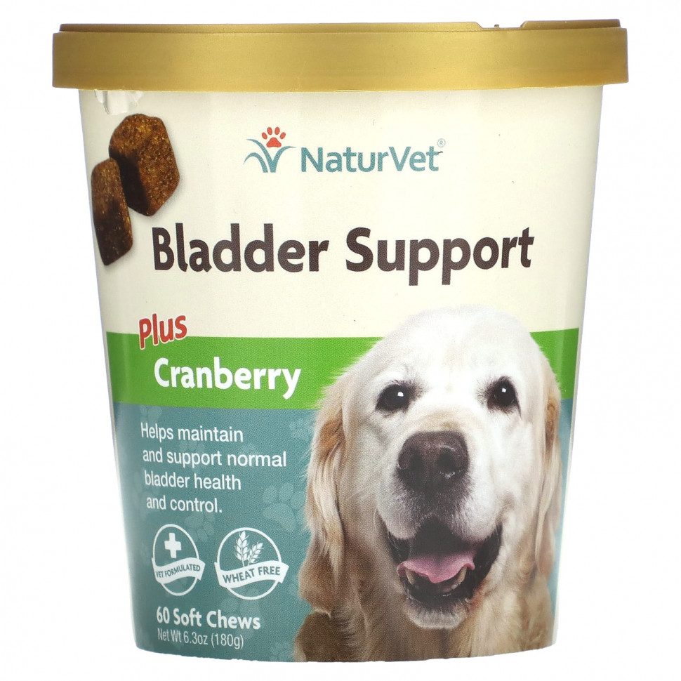 NaturVet, Bladder Support Plus Cranberry,  , 60  , 180  (6,3 )  2990