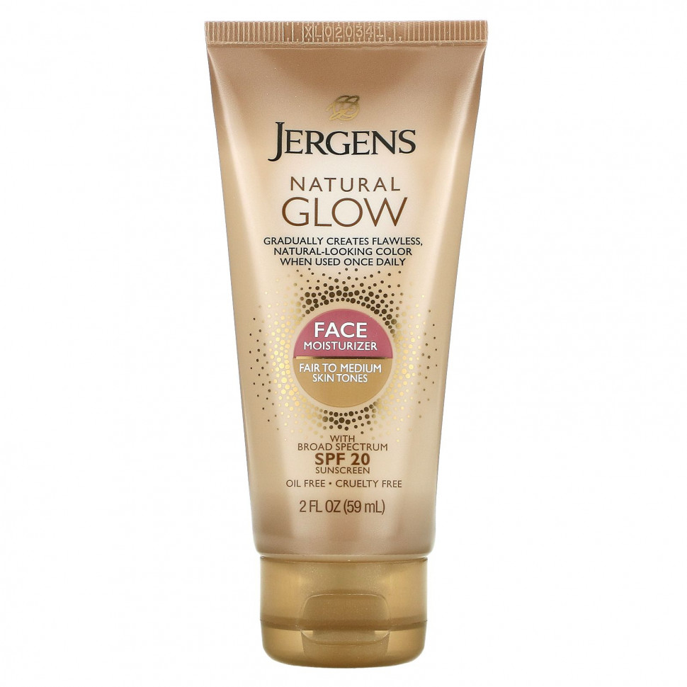 Jergens,   Natural Glow     , SPF 20,  Fair to Medium, 59   3010