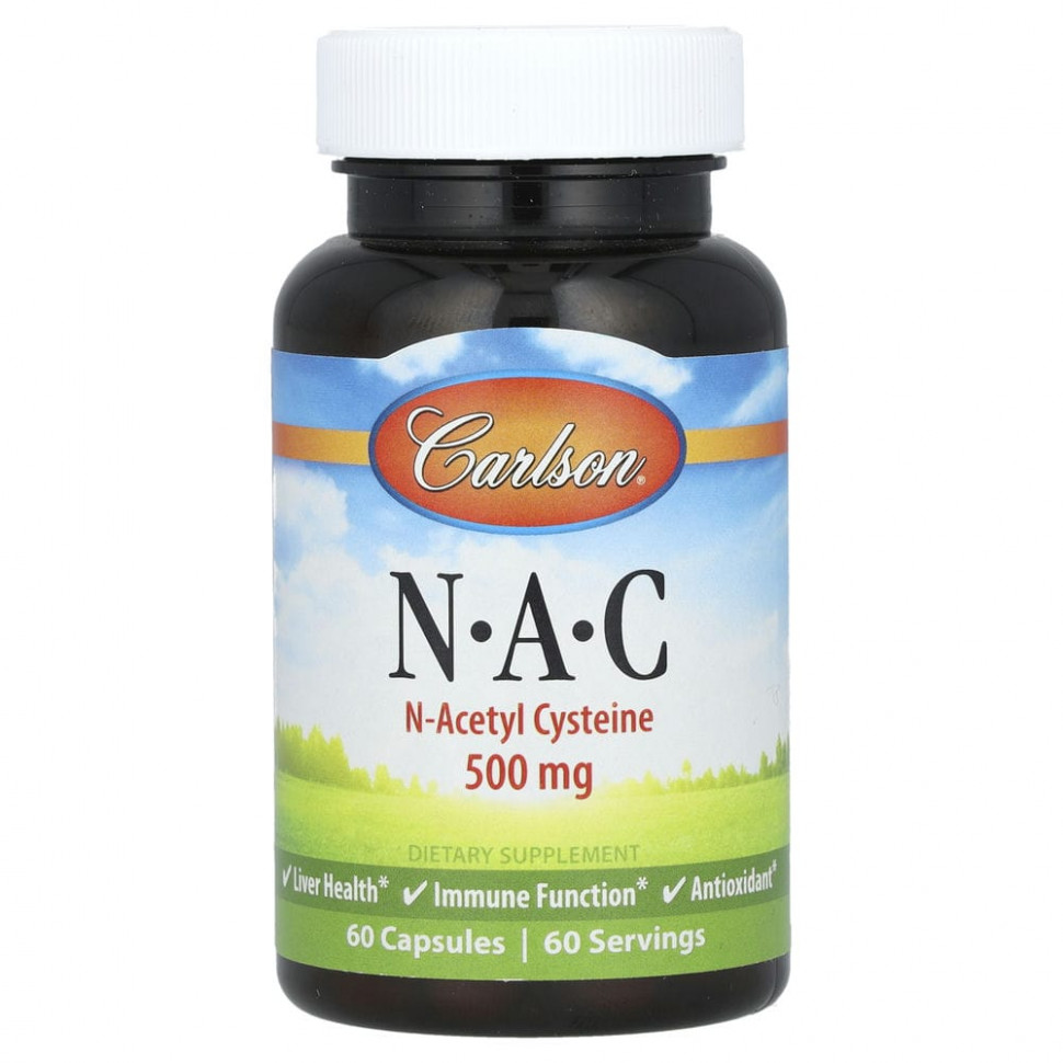  IHerb () Carlson Labs, N-A-C, 500 , 60 , ,    2350 