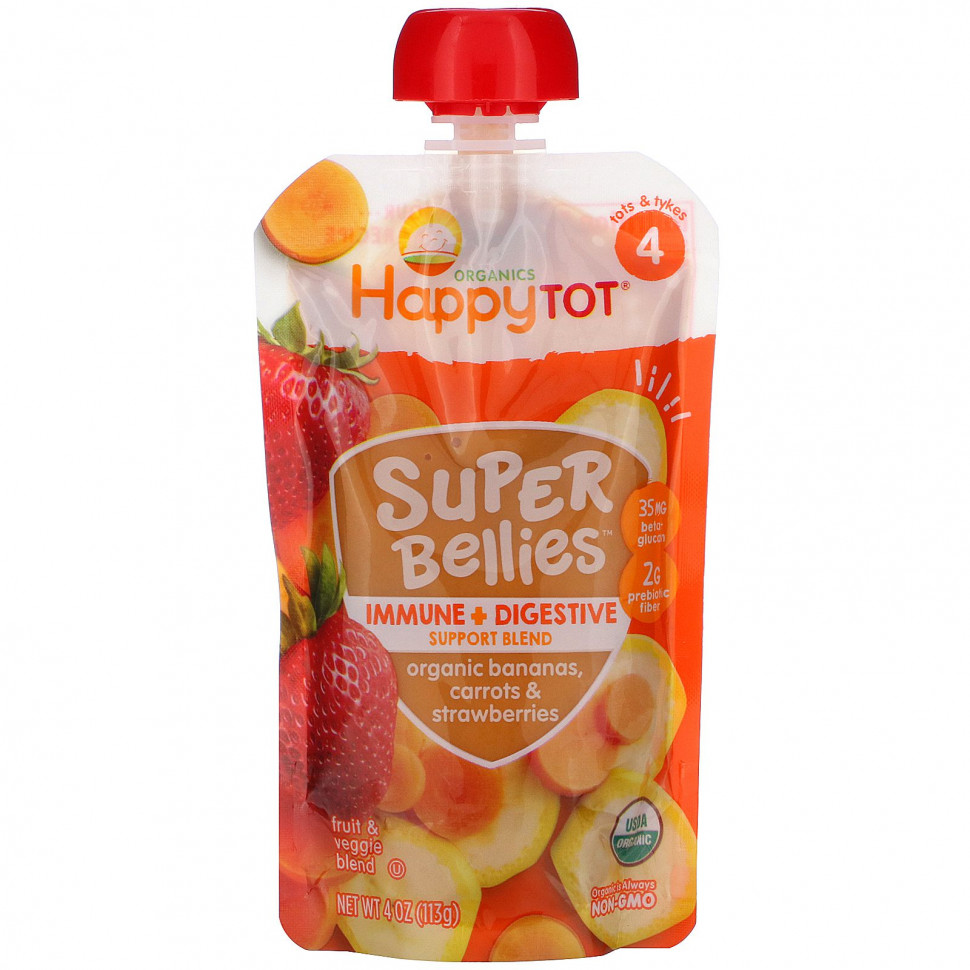  IHerb () Happy Family Organics, Happy Tot, Super Bellies,  ,   , 4  (113 ), ,    520 
