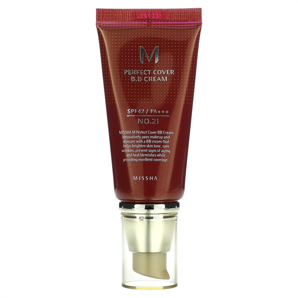 Missha, M Perfect Cover, BB-, SPF 42 PA+++,  21 -, 50  (1,7 )  2250