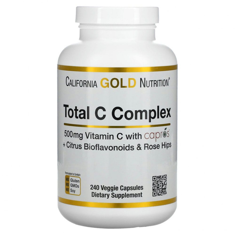 California Gold Nutrition, Total C Complex, 500 , 240    3760