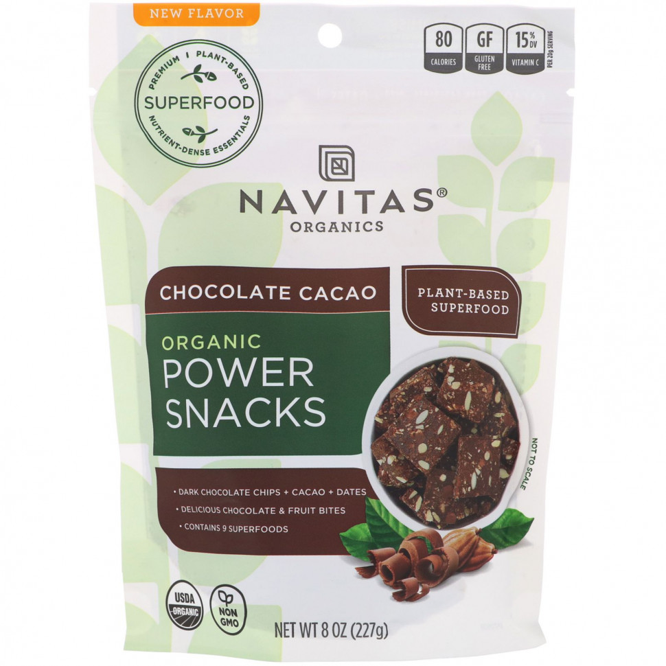 Navitas Organics, Power Snacks,  , 8  (227 )  2090