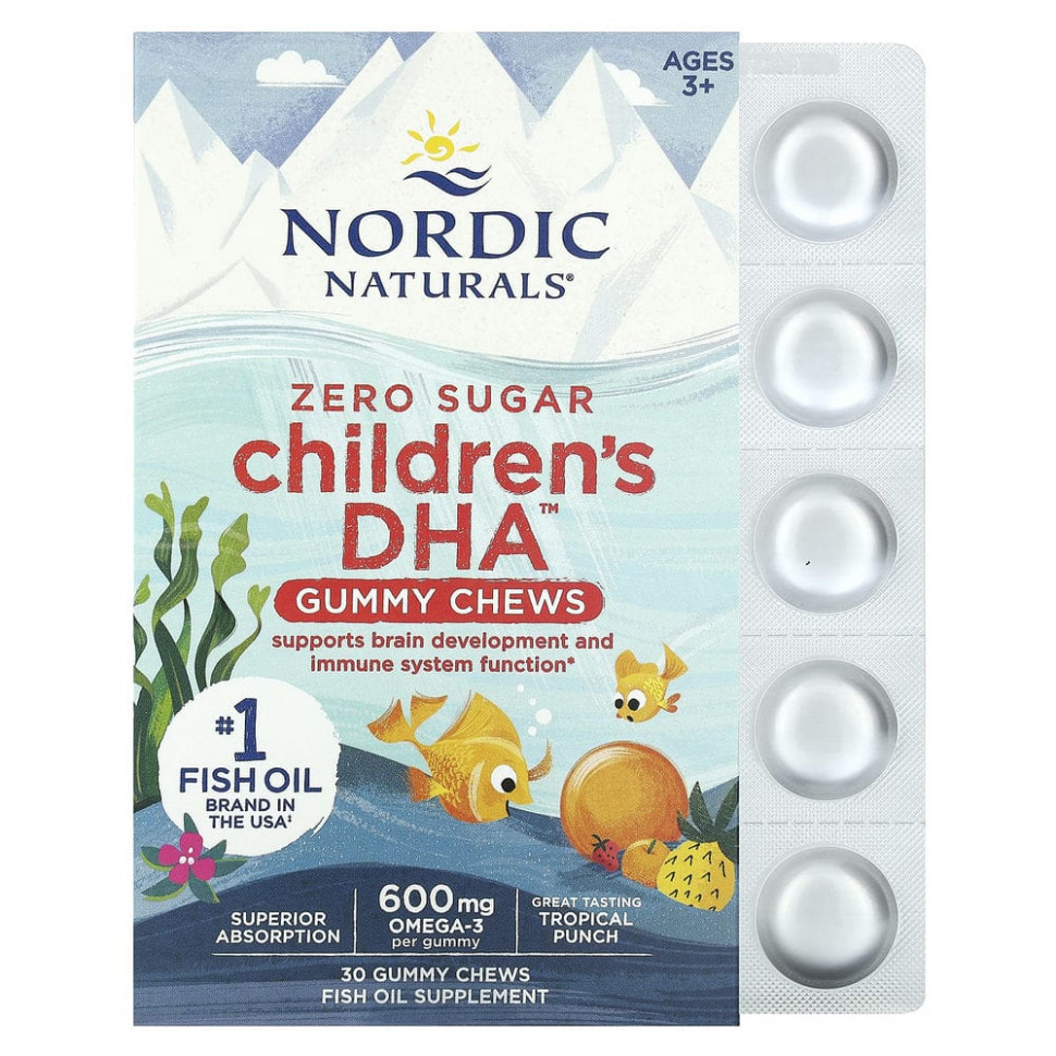 Nordic Naturals, Children's DHA,    ,    , 600 , 30    3810